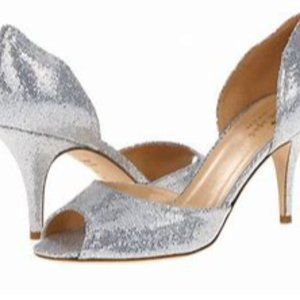 Kate Spade Sage heel silver starlight